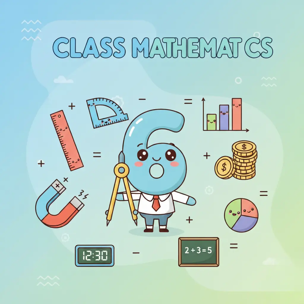 Cute cartoon number 8 teaching Algebra, Geometry, and Rational Numbers, symbolizing how online math tuition turns complex topics into simple, enjoyable lessons.